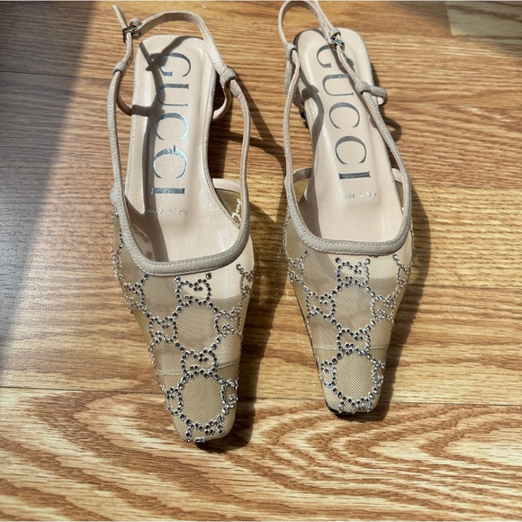 NWOT WOMEN'S GG SLINGBACK BALLET FLAT - Picture 3 of 6